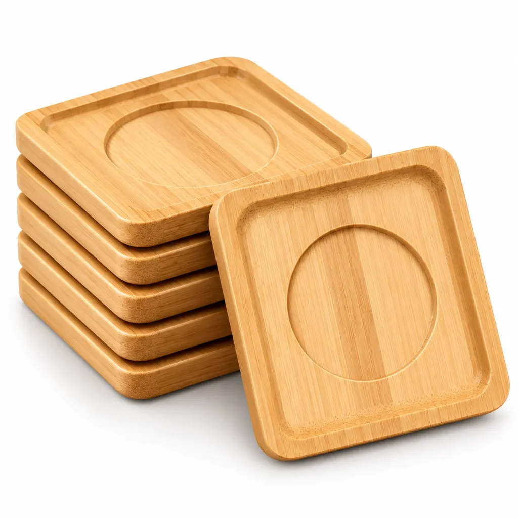 Posavasos de Bambú - Juego de 6