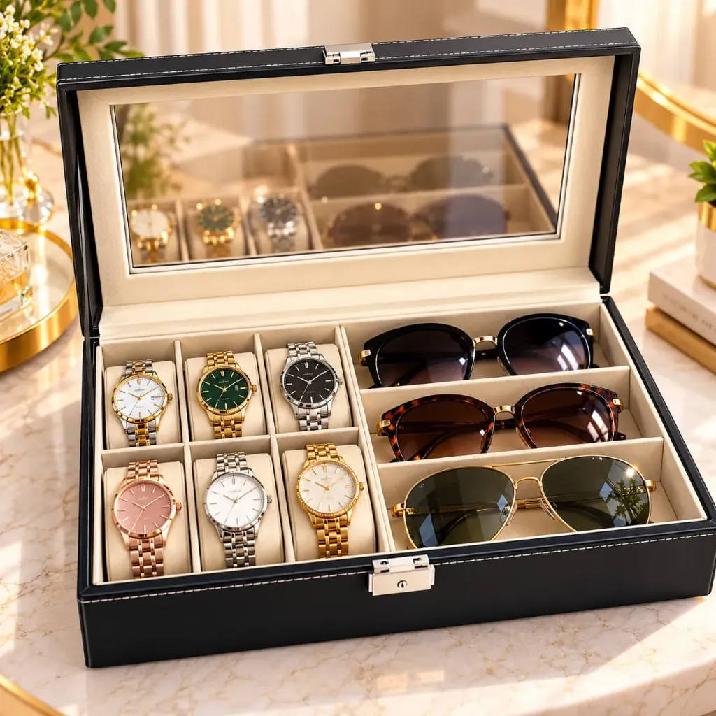 Organizador de Relojes y Lentes